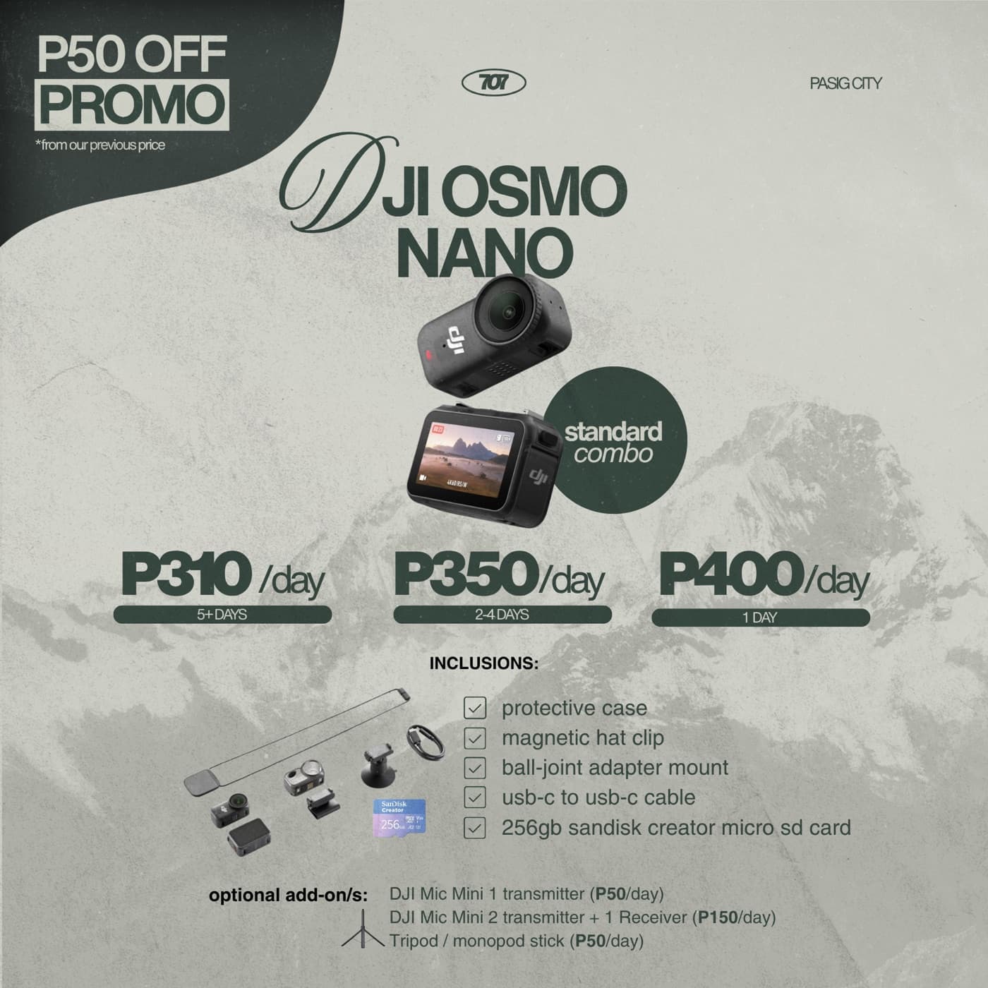 DJI Osmo Nano (Standard Combo)